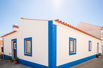 Vila Nova de Milfontes cityscape, Alentejo coast, Portugal