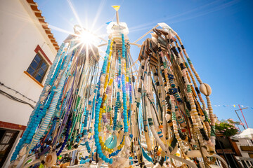 Souvenirs from Alentejo in the town of Vila Nova de Milfontes, Portugal