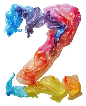PNG Plastic bag alphabet Z creativity pattern motion.