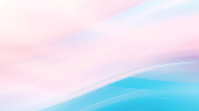 Calm serine abstract background soft waves of pink, blue  pastel colors wallpaper