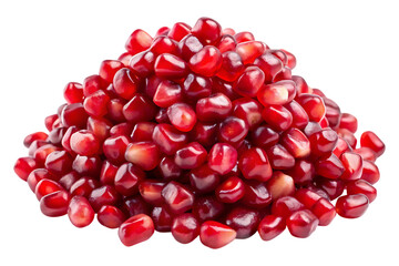 pomegranate seeds isolated image on transparent