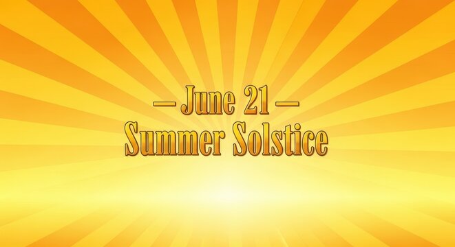 Summer Solstice Celebration Background. Ai generation