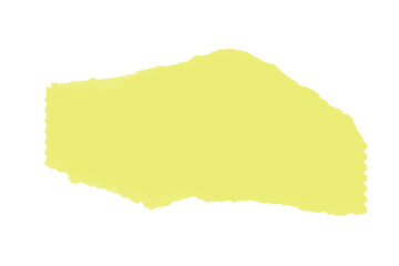 Light Yellow Torn Paper Texture with Rough Edges — Ripped Paper Background