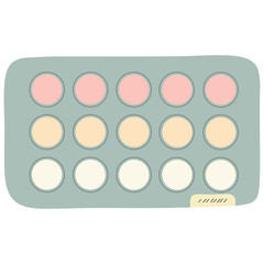 Pill Blister Pack Clipart – Medication Tablets, Pharmacy Drug Packaging PNG