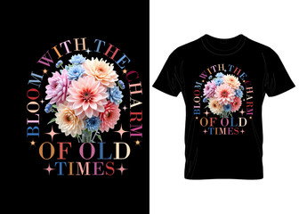 FLOWER VECTOR T-SHIRT DESIGN   appeal clothing t shirt design hoodies appeal flower template