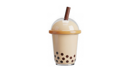A cup of bubble tea, a popular drink