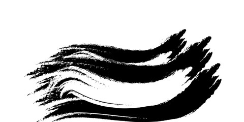 paintbrush strokes background banner element illustration