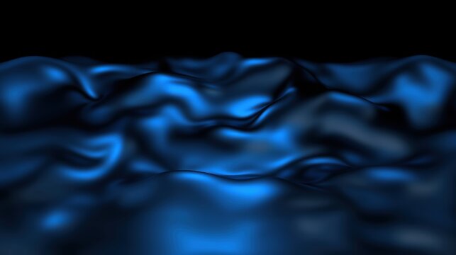 A deep blue, textured surface with a subtle wave pattern.