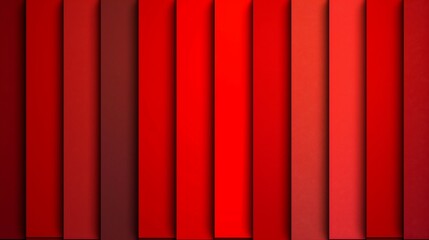 Layered red vertical stripes