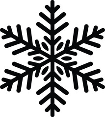 Obraz premium Abstract snowflake vector illustration decorative winter graphic design
