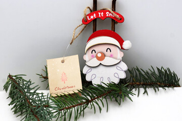 Petit papa Noël à suspendre