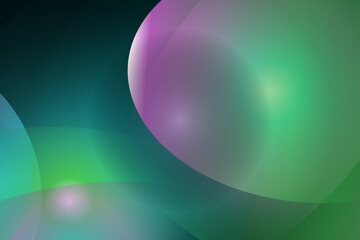 Abstract gradient sphere orb design