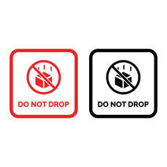 Do Not Drop Packaging Vector Icon Sign