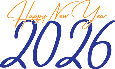 Modern and stylish Happy New Year T-shirt vector design with clean typography. Perfect for festive apparel, party wear, gifts, print-on-demand products, and holiday celebration merchandise.