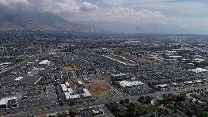 Fototapeta premium American Fork Drone Image