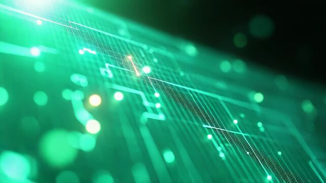 Digital financial market data analyzing real time trading graph