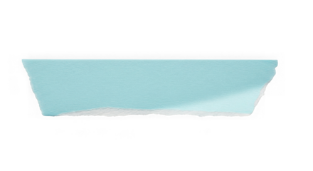 Piece of blue masking tape for creative use