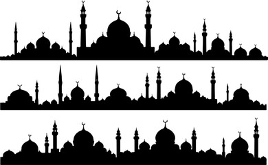 Islamic Mosque Silhouette Art