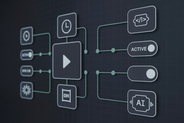 Digital workflow automation with ai and data processing system