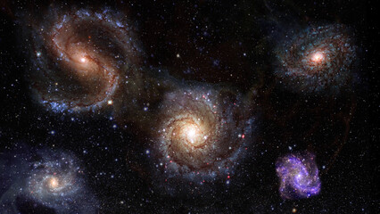 Fototapeta premium galaxy in space