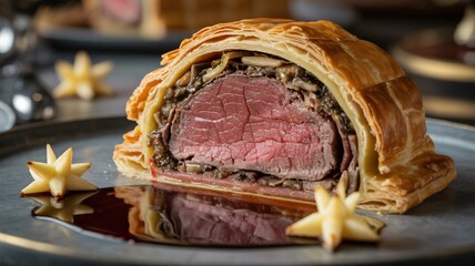 Perfect Beef Wellington Luxurious Holiday Dinner Puff Pastry Entr&eacute;e