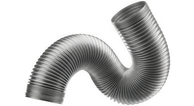 Flexible aluminum ventilation duct for air conditioning