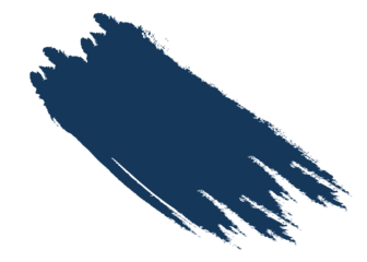 Abstract dark blue brush stroke on black background