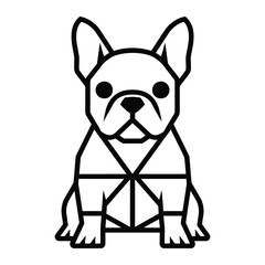 Cute cartoon chihuahua puppy dog vector illustration character