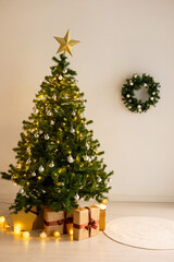 Árbol de Navidad decorada