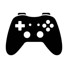 Download free black video game controller vector icon for console gaming and entertainment design © black man