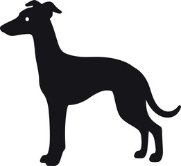 dog silhouette vector