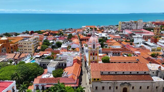Cartagena Skyline Meets the Caribbean &ndash; Stunning 4K Drone Footage
