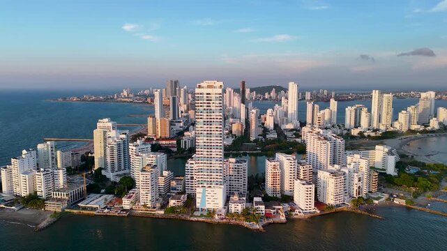 Historic Cartagena From Above &ndash; Colonial Architecture & Caribbean Coastline
