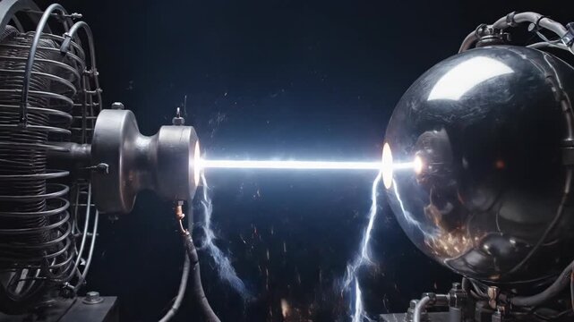 Machine Generating Energy with Powerful Electrical Sparks