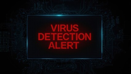 Virus detection alert