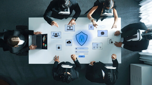 A cybersecurity dashboard for network protection. The system includes secure user login, multi-factor authentication, and access control to protect corporate data and assets. Fermion - Powered by Adobe