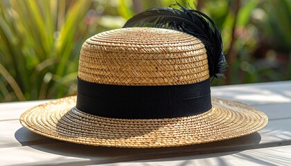 Vintage Boater Charm