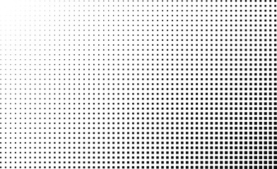 Abstract diagonal gradient halftone pattern A gradiant of black and white dots creating a textured abstract background with varying Pixelated wave shadow texture. Abstract halftone gradation pattern 