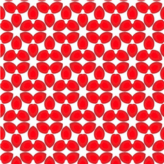 Red Rose Petal Seamless Pattern