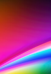 A vibrant abstract background featuring a smooth continuous flow of bright rainbow light and spectral color gradients across the entire canvas ,vibrant ,cover ,orange