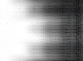 Abstract diagonal gradient halftone pattern A gradiant of black and white dots creating a textured abstract background with varying Pixelated wave shadow texture. Abstract halftone gradation pattern 