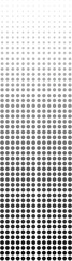 Abstract diagonal gradient halftone pattern A gradiant of black and white dots creating a textured abstract background with varying Pixelated wave shadow texture. Abstract halftone gradation pattern 