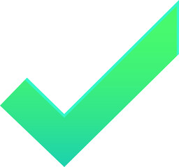 Checkmark Icon, Verification and Approval Symbol Illustration