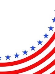 american flag background banner