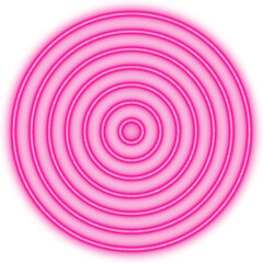 Abstract pink circle design with a spiral pattern and violet light texture