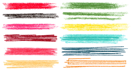 Set of hand drawn marker line design element, grunge strokes, doodle lines underline scribble