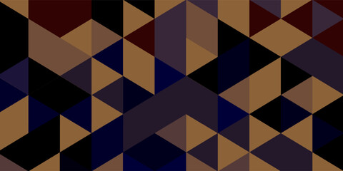 Abstract brown background with triangles