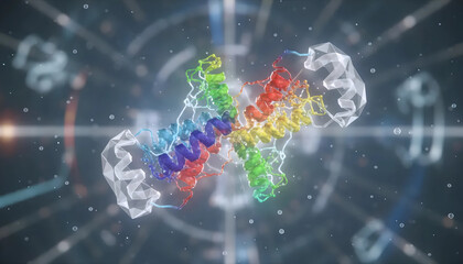 Chromosome X-Shape | Genetic Code Visualization | DNA Science & Biotech Concept