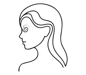 Minimalist line art illustration featuring elegant continuous lines, modern aesthetic, clean outline drawing. Perfect for branding, posters, fashion design, wall art, and digital graphics.