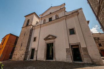 Amaseno, Lazio. Church of S. Peter Apostle.